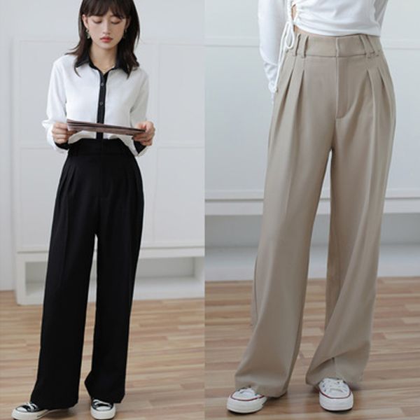 2020 autumn high waist straight suit pants fashion casual pants slouchy wide-leg floor long solid color, Black;white
2020 autumn high waist straight suit pants fashion casual pants slouchy wide-leg floor long solid color, Black;white