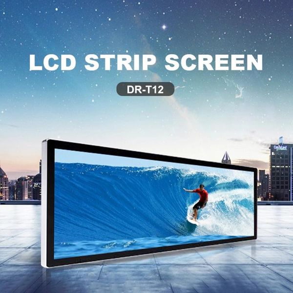 ultra narrow bezel 19.1 inch stretched digital signage bar type tft lcd advertising display screen display size 476x100mm
ultra narrow bezel 19.1 inch stretched digital signage bar type tft lcd advertising display screen display size 476x100mm
