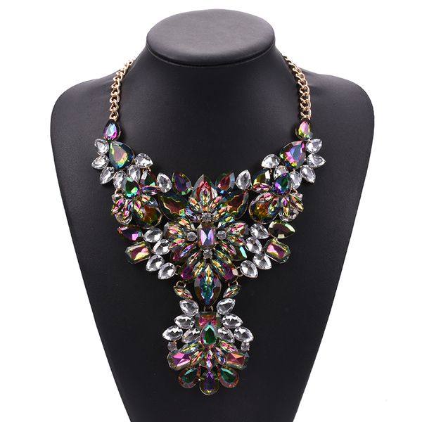 fashion crystal flowers large collar choker necklace women heavy chunky big bib choker necklace charm jewelry party, Golden;silver
fashion crystal flowers large collar choker necklace women heavy chunky big bib choker necklace charm jewelry party, Golden;silver
