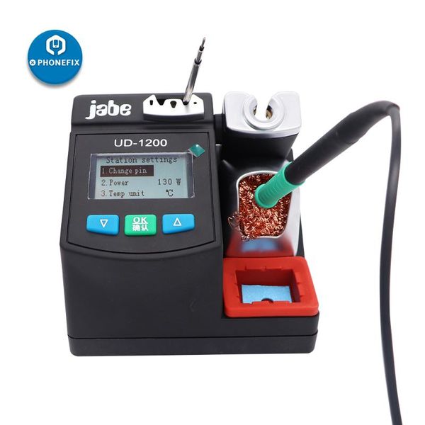 jabe ud-1200 precision lead-soldering station for repairing phones 2.5s rapid heating dual channel power heating system
jabe ud-1200 precision lead-soldering station for repairing phones 2.5s rapid heating dual channel power heating system