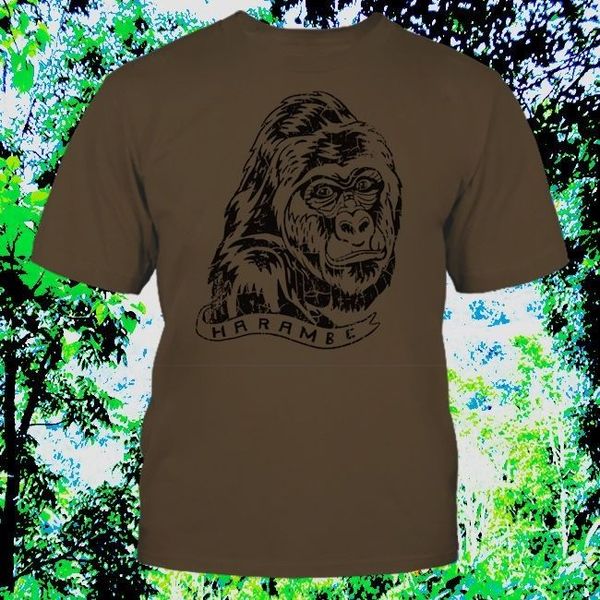 мужская мода тенниска бесплатная доставка новая harambe tribute рубашка, стили mens подогнанной для женщин, все цвета горилла meme tee shirt
мужская мода тенниска бесплатная доставка новая harambe tribute рубашка, стили mens подогнанной для женщин, все цвета горилла meme tee shirt