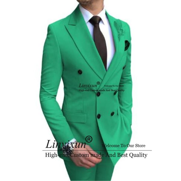 men's suits & blazers 2021 green suit 2 pieces double-breasted notch lapel flat slim fit casual tuxedos for wedding(blazer+pants), White;black
men's suits & blazers 2021 green suit 2 pieces double-breasted notch lapel flat slim fit casual tuxedos for wedding(blazer+pants), White;black