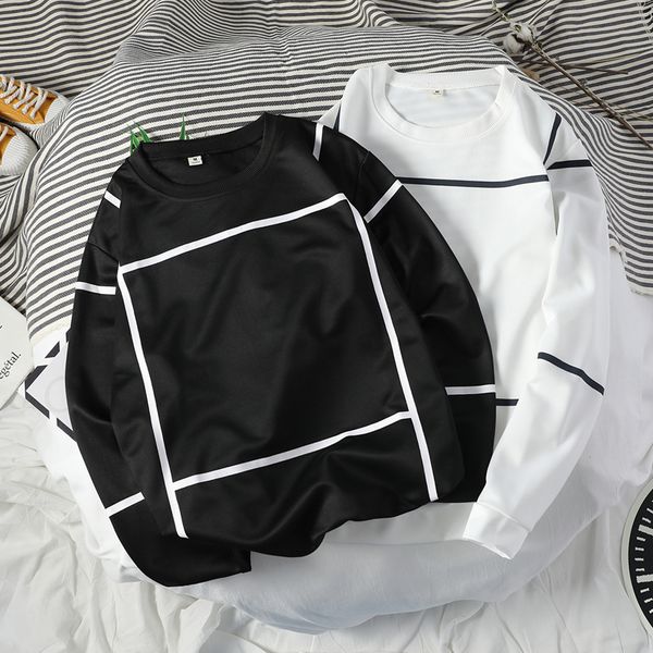 spring and pullover round collar korean fashion autumn men's long sleeves wear loose thin coat kg-75, Black
spring and pullover round collar korean fashion autumn men's long sleeves wear loose thin coat kg-75, Black