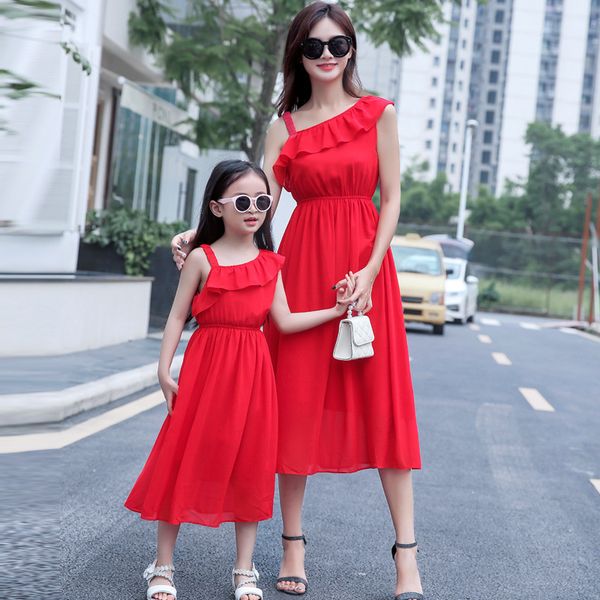 summer 2020 new slim mother daughter dress off one shoulder ruffled tank mommy and me dress family matching clothes pajamas mum, Blue
summer 2020 new slim mother daughter dress off one shoulder ruffled tank mommy and me dress family matching clothes pajamas mum, Blue