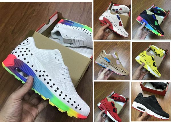 mens 90 shoes kpu sport trainers chaussure men rainbow yellow red 90 running shoes cushion man fashion sneakers sizes 7-11, Black
mens 90 shoes kpu sport trainers chaussure men rainbow yellow red 90 running shoes cushion man fashion sneakers sizes 7-11, Black