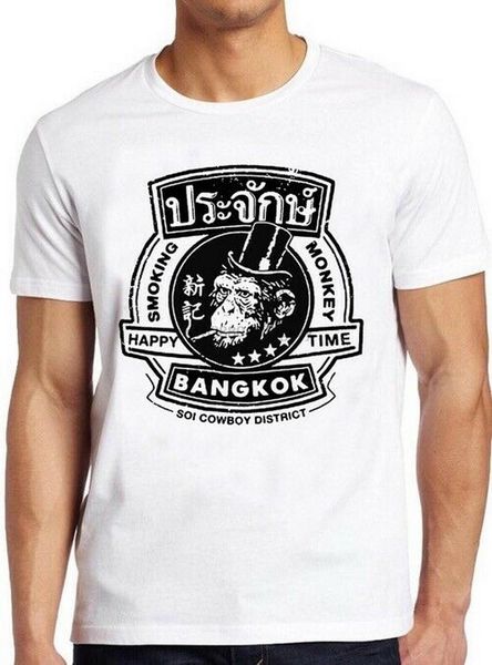 smoking monkey t-shirt happy time in bangkok vintage funny cool animal tee 2 sportswear men tee shirt
smoking monkey t-shirt happy time in bangkok vintage funny cool animal tee 2 sportswear men tee shirt