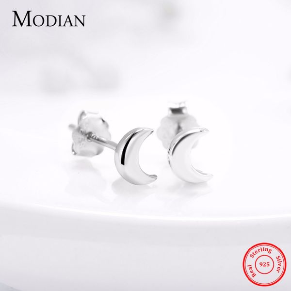 modian new 6 style real 925 sterling silver stars moon exquisite fashion simple stud earrings for women triangle jewelry brincos, Black
modian new 6 style real 925 sterling silver stars moon exquisite fashion simple stud earrings for women triangle jewelry brincos, Black