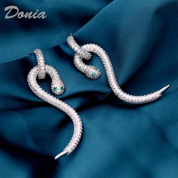 dangle & chandelier donia jewelry fashion s snake earrings personality micro-inlaid zircon detachable two wearing gift, Silver
dangle & chandelier donia jewelry fashion s snake earrings personality micro-inlaid zircon detachable two wearing gift, Silver