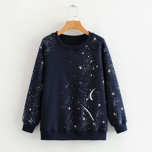 women sweatshirts fashion fleece loose starry sky pattern womens streetwear autumn blue casual oversized hoodies sweatshirt, Black
women sweatshirts fashion fleece loose starry sky pattern womens streetwear autumn blue casual oversized hoodies sweatshirt, Black