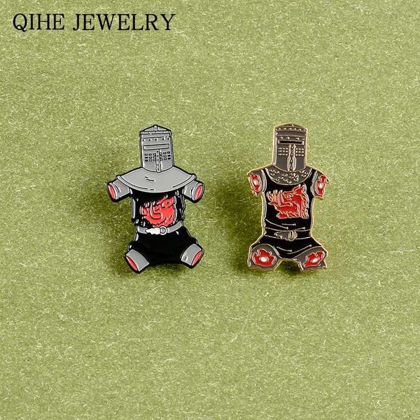 monty python black knight pins it's just a flesh wound enamel lapel pin fashion jewelry brooches for women men, Gray
monty python black knight pins it's just a flesh wound enamel lapel pin fashion jewelry brooches for women men, Gray