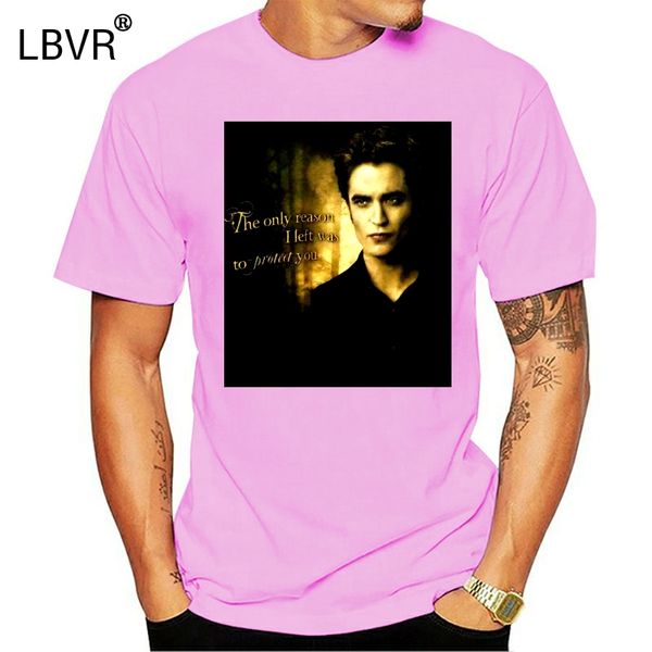 mens twilight saga new moon edward protect you black graphic tshirt new #13124v