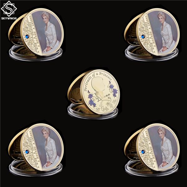 5pcs uk diana princess craft crown rose with diamond last rose souvenir 24k gold plated souvenir coin
5pcs uk diana princess craft crown rose with diamond last rose souvenir 24k gold plated souvenir coin