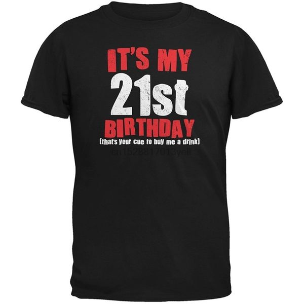 2018 new arrivals its my 21st birthday buy me a drink black t-shirt print summer tees
2018 new arrivals its my 21st birthday buy me a drink black t-shirt print summer tees