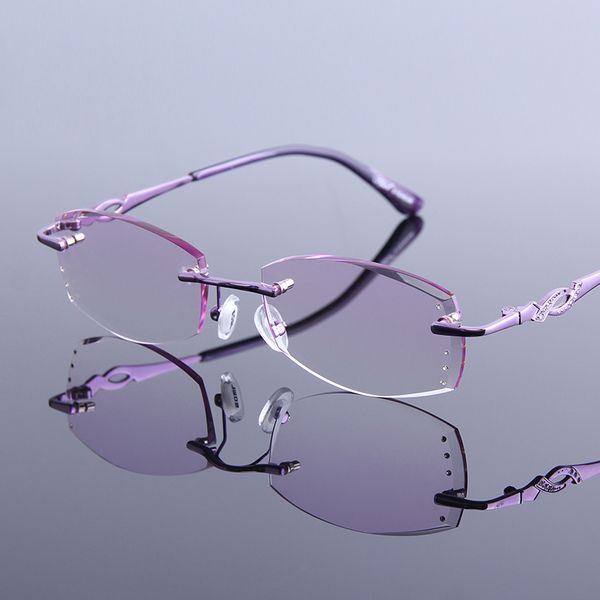 high grade rhinestone reading glasses women diamond cutting rimless glasses high clear lens pink readers presbyopic eye, White;black
high grade rhinestone reading glasses women diamond cutting rimless glasses high clear lens pink readers presbyopic eye, White;black