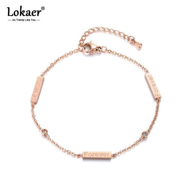 lokaer trendy forever & cz crystal charm bracelets bangles jewelry titanium steel chain & link bracelet for women girls b18008, Golden;silver
lokaer trendy forever & cz crystal charm bracelets bangles jewelry titanium steel chain & link bracelet for women girls b18008, Golden;silver