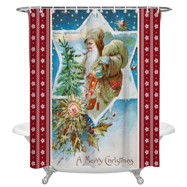 shower curtains christmas santa stripes waterproof curtain home el bathroom decor accessories polyester fabric 
shower curtains christmas santa stripes waterproof curtain home el bathroom decor accessories polyester fabric