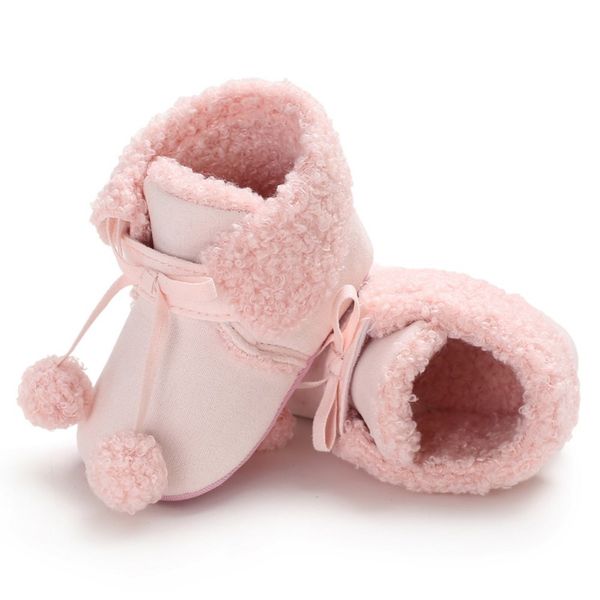 winter newborn baby girls boy booties cute infant soft plush anti slip snow boots warm ball baby soft sole shoes, Black;grey 
winter newborn baby girls boy booties cute infant soft plush anti slip snow boots warm ball baby soft sole shoes, Black;grey