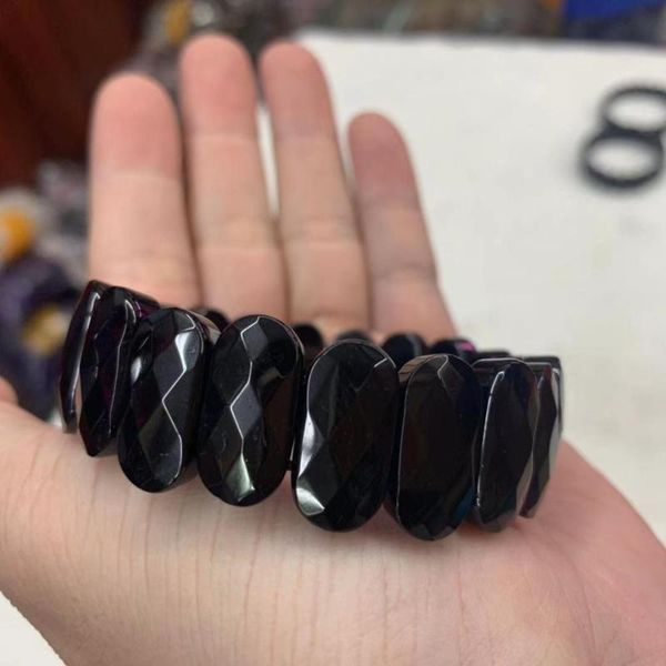 black tourmaline stone beads bracelet natural energy stone bangle diy jewelry for woman for gift wholesale
black tourmaline stone beads bracelet natural energy stone bangle diy jewelry for woman for gift wholesale