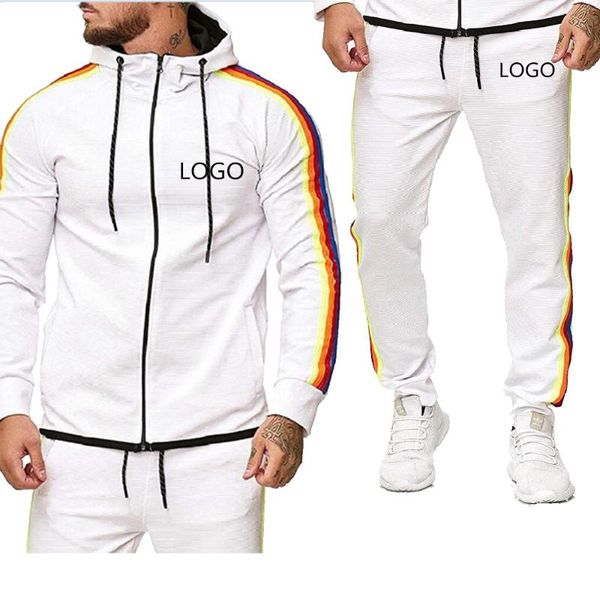men's tracksuits spring autumn sweatshirt suit can custom logo printing fashion casual cotton jackets pants 2 piece set, Gray
men's tracksuits spring autumn sweatshirt suit can custom logo printing fashion casual cotton jackets pants 2 piece set, Gray