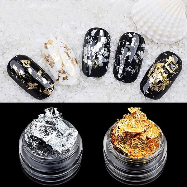 nail sticker gold and silver foil decorative nail crystal light retouching manicure art tin foil paper tool 1 box, Silver;gold
nail sticker gold and silver foil decorative nail crystal light retouching manicure art tin foil paper tool 1 box, Silver;gold
