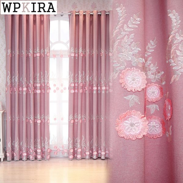 curtain & drapes european luxury linen embossed embroidered for girls room bedroom 3d floral living drape s502#40
curtain & drapes european luxury linen embossed embroidered for girls room bedroom 3d floral living drape s502#40