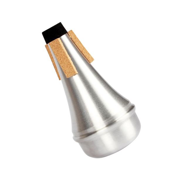 aluminum alloy trumpet mute musical instrument accessory for trumpet lovers 133x70x70mm
aluminum alloy trumpet mute musical instrument accessory for trumpet lovers 133x70x70mm