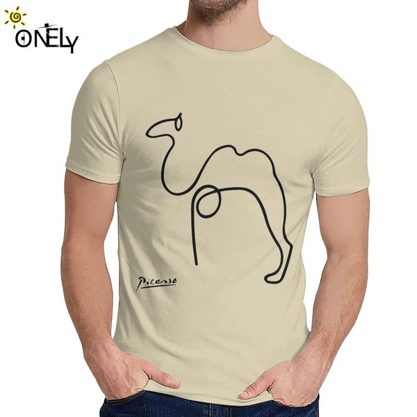 men t shirt pablo picasso camel artwork quality cotton leisure man's o-neck cartoon design la camiseta
men t shirt pablo picasso camel artwork quality cotton leisure man's o-neck cartoon design la camiseta