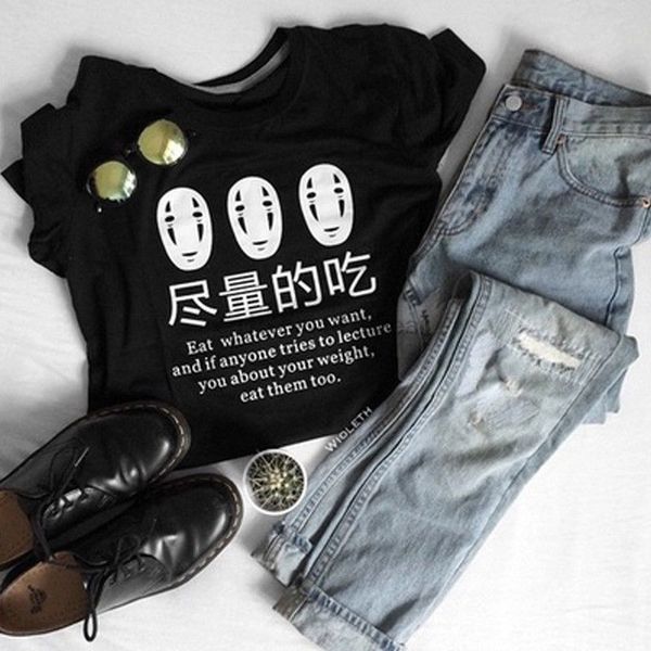 kawaii clothing ropa anime harajuku japan ghibli no face spirited away t-shirt cool casual pride t shirt men fashion
kawaii clothing ropa anime harajuku japan ghibli no face spirited away t-shirt cool casual pride t shirt men fashion