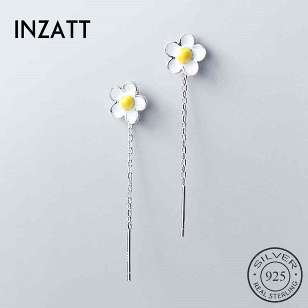 inzareal 925 sterling silver white enamel flower tassel drop earrings for elegant women party fine jewelry accessories gift
inzareal 925 sterling silver white enamel flower tassel drop earrings for elegant women party fine jewelry accessories gift