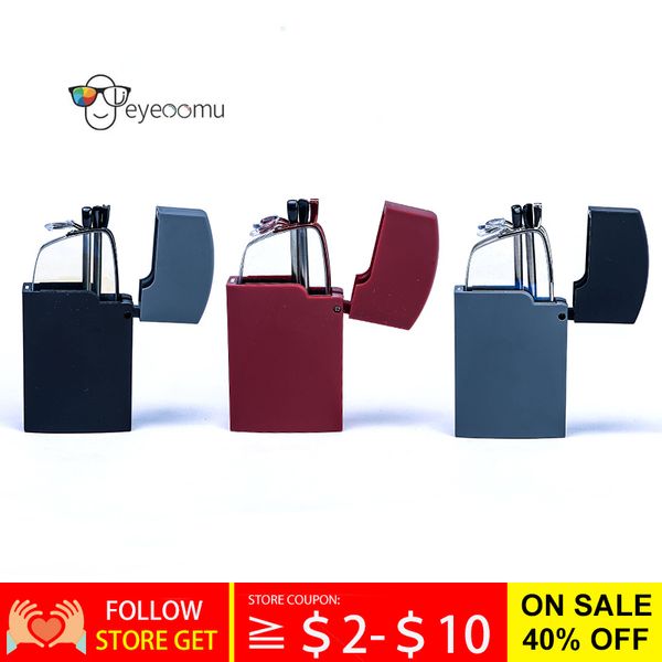 sunglasses eyeoomu anti blue light reading glasses temples foldable stainless half rim frames men presbyopic women mini eyewear, White;black
sunglasses eyeoomu anti blue light reading glasses temples foldable stainless half rim frames men presbyopic women mini eyewear, White;black
