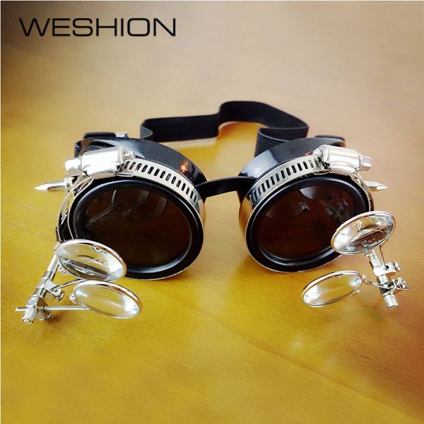 sunglasses steampunk men women goggles gothic retro sun glasses for halloween cosplay party vintage eyewear, White;black
sunglasses steampunk men women goggles gothic retro sun glasses for halloween cosplay party vintage eyewear, White;black