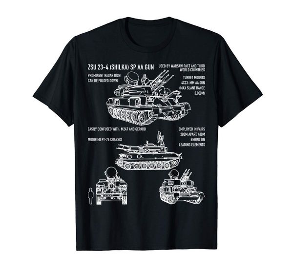 zsu-23-4 shilka russian anti-aircraft t-shirt gift 2020 super fashion summer funny print create your own t shirt 
zsu-23-4 shilka russian anti-aircraft t-shirt gift 2020 super fashion summer funny print create your own t shirt