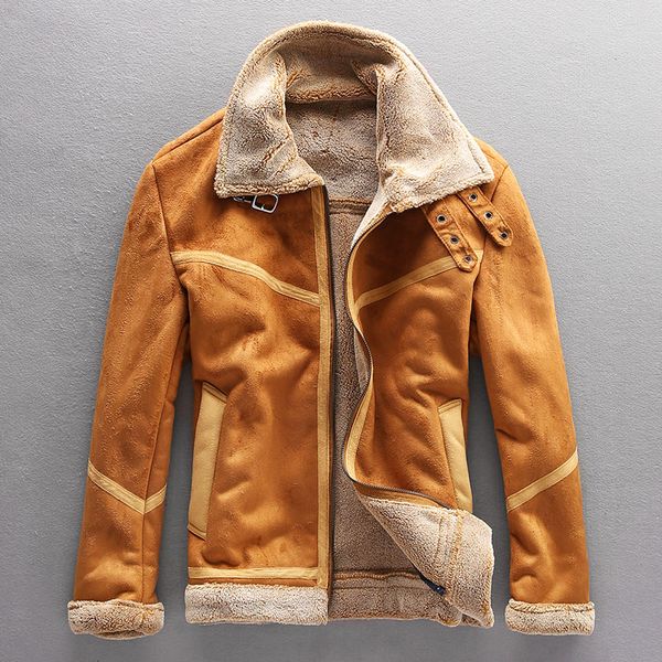 men warm fleece jackets coats fur collar winter casual jacket outwear male thermal fashion thick jackets mens windproof parkas, Black;brown
men warm fleece jackets coats fur collar winter casual jacket outwear male thermal fashion thick jackets mens windproof parkas, Black;brown