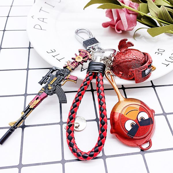 gun type eat chicken game modeling key chains ring pendant ornaments decorations students creativity artwork, Silver
gun type eat chicken game modeling key chains ring pendant ornaments decorations students creativity artwork, Silver
