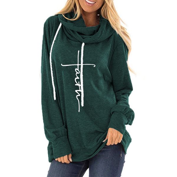 women drawstring hooded sweatshirt faith letter print loose round neck oversize shirt casual hooded pullover clothes outerwear 0916, Black
women drawstring hooded sweatshirt faith letter print loose round neck oversize shirt casual hooded pullover clothes outerwear 0916, Black