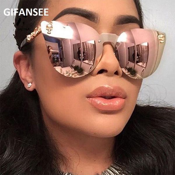 sunglasses gifansee women skull diamond brand designer men metal frame gothic eyewear mirror lens glasses lunettes de soleil, White;black
sunglasses gifansee women skull diamond brand designer men metal frame gothic eyewear mirror lens glasses lunettes de soleil, White;black