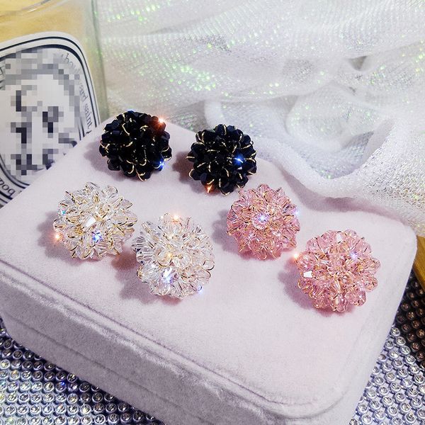 fyuan geometric round stud earrings for women girl bijoux exquisite pink black white flower crystal earrings statement jewelry, Golden;silver
fyuan geometric round stud earrings for women girl bijoux exquisite pink black white flower crystal earrings statement jewelry, Golden;silver