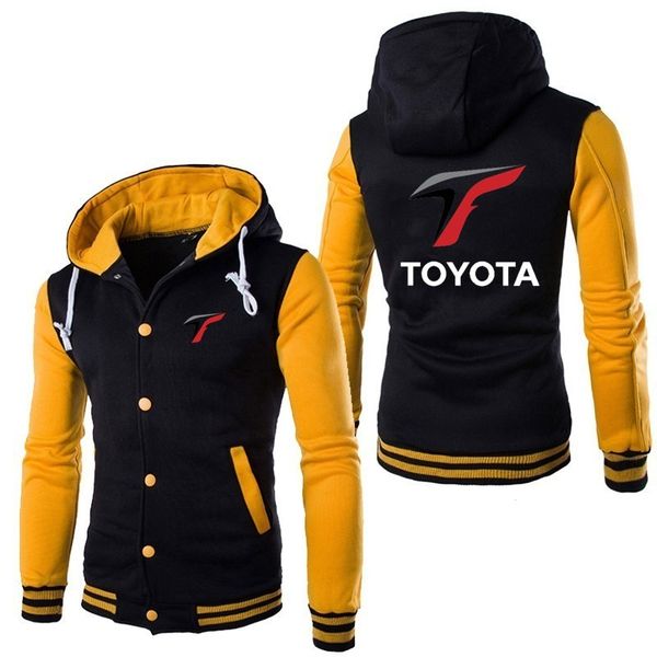 male single-breasted toyota car jacket wild stripe long sleeve patchwork brand hoodies warm fashion coats fast delivery, Black;brown
male single-breasted toyota car jacket wild stripe long sleeve patchwork brand hoodies warm fashion coats fast delivery, Black;brown
