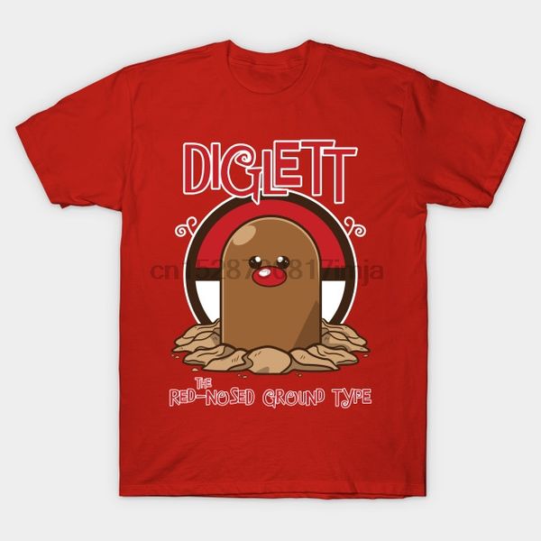 men tshirt diglett the red nosed ground type anime t shirt women t-shirt tees top
men tshirt diglett the red nosed ground type anime t shirt women t-shirt tees top