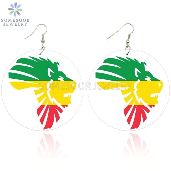 dangle & chandelier somesoor afro eco lion african colors wood ethnic earrings black artistic paint design 6cm ear pendant jewelry for women, Silver
dangle & chandelier somesoor afro eco lion african colors wood ethnic earrings black artistic paint design 6cm ear pendant jewelry for women, Silver