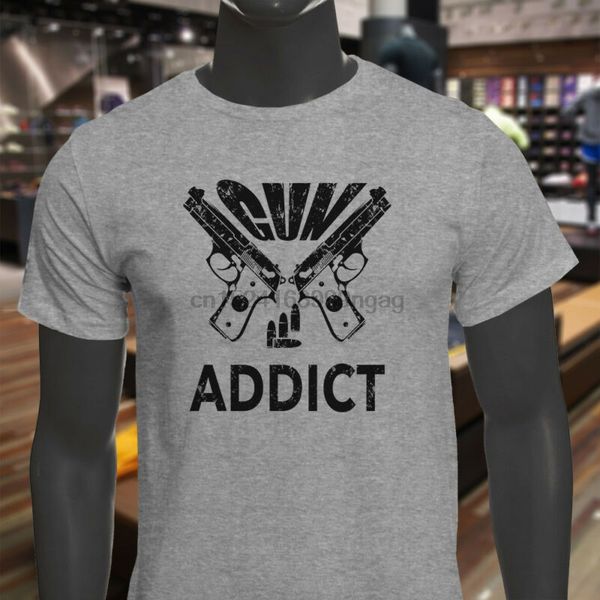 gun addict handguns black bullets 2nd amendment mens gray t-shirt 
gun addict handguns black bullets 2nd amendment mens gray t-shirt