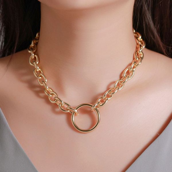creative circle ladies choker necklace personality exaggerated necklace punk metal fashion jewelry women, Silver
creative circle ladies choker necklace personality exaggerated necklace punk metal fashion jewelry women, Silver