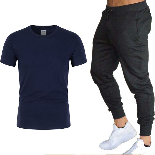 men's two fashion t-shirts + informal sports pants t-shirt printed men's summer new clothes short sleeve sportswear, Gray
men's two fashion t-shirts + informal sports pants t-shirt printed men's summer new clothes short sleeve sportswear, Gray