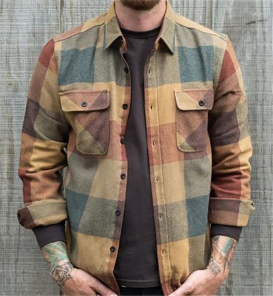 jackets casual mens spring clothes mens designer shirt jackets fashion plaid print pockets panelled mens cardigan shirt, Black;brown
jackets casual mens spring clothes mens designer shirt jackets fashion plaid print pockets panelled mens cardigan shirt, Black;brown