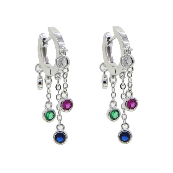 dangle & chandelier colorful round bezel cz drop tassel earring fashion jewelry 2021, Silver
dangle & chandelier colorful round bezel cz drop tassel earring fashion jewelry 2021, Silver