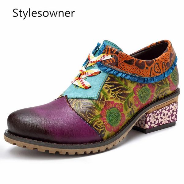 stylesowner euramerican style hand-made quality leather patchwork woman single shoes lace-up retro flower print ethnic shoes, Black
stylesowner euramerican style hand-made quality leather patchwork woman single shoes lace-up retro flower print ethnic shoes, Black
