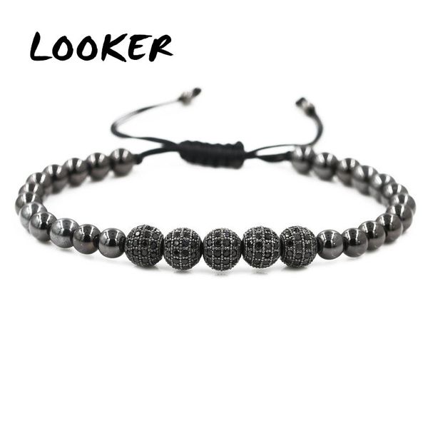 looker braiding macrame men bracelets pave black 8mm cz ball connector jewelry & 6mm titanium steel bracelets
looker braiding macrame men bracelets pave black 8mm cz ball connector jewelry & 6mm titanium steel bracelets