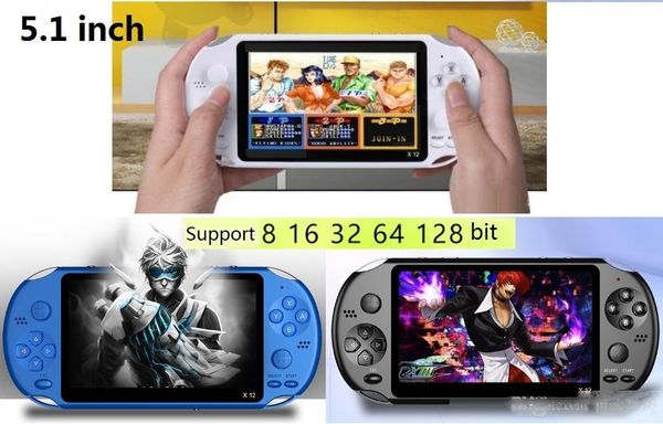 x12 handheld game player 8gb memory portable video game consoles with camera 5.1 inch color screen support tf card 32gb mp3 mp4 player
x12 handheld game player 8gb memory portable video game consoles with camera 5.1 inch color screen support tf card 32gb mp3 mp4 player