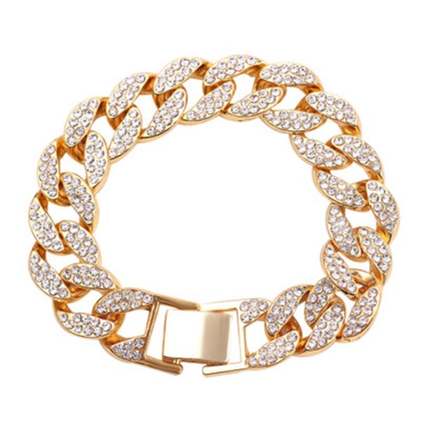 charm bracelets metal pave chain zircon chunky cuban statement bracelet wen jewelry hiphop fashion, Golden;silver
charm bracelets metal pave chain zircon chunky cuban statement bracelet wen jewelry hiphop fashion, Golden;silver