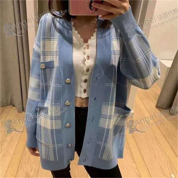 905 2020 autumn sweater long sleeve crew neck cardigan v neck brand same style prom fashion luxury womens clothes qian, White;black
905 2020 autumn sweater long sleeve crew neck cardigan v neck brand same style prom fashion luxury womens clothes qian, White;black